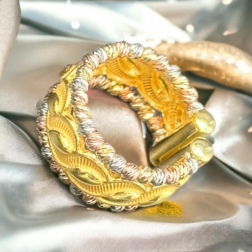 NEW Сребърен масивен пръстен с прекрасни орнаменти